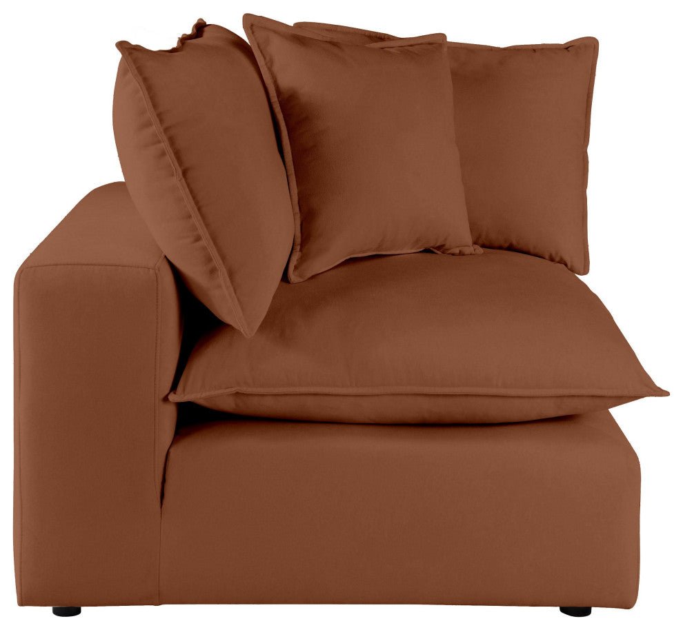 Cali Rust Corner Chair