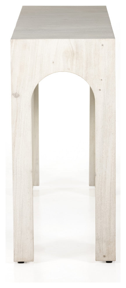 Fausto Console Table-Bleached Guanacaste
