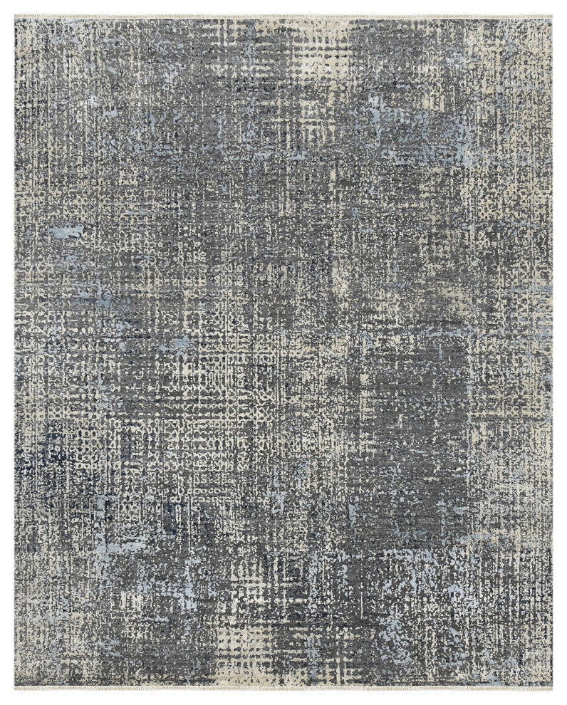 Majestic Casse Area Rug, Blue, 9' x 12', Abstract