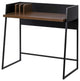 Contemporary Brown and Black Computer And Writing Desk