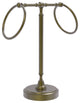 Vanity Top 2 Towel Ring Guest Towel Holder, Antique Brass