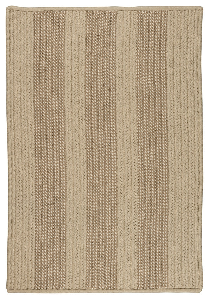 Colonial Mills Boat House BT99 Natural Indoor/Outdoor Area Rug, Square 8'x8'