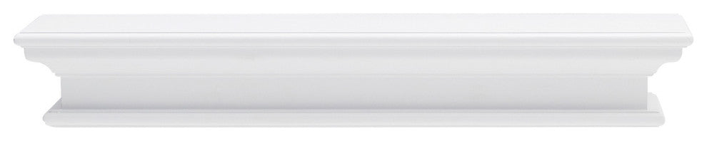 32" Classic White Floating Wall Shelf