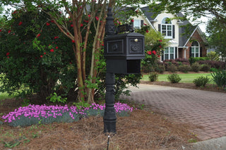 Better Box Decorative Mailbox With Paper Box, Black