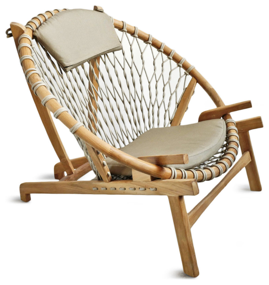 Outdoor Mayan Sunset Rope Chair