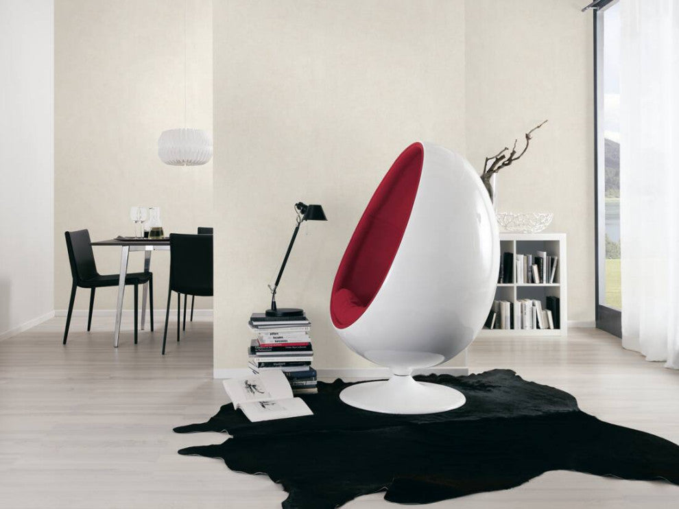 Plain Textured Wallpaper Featuring Painted Wall, Light, 374251