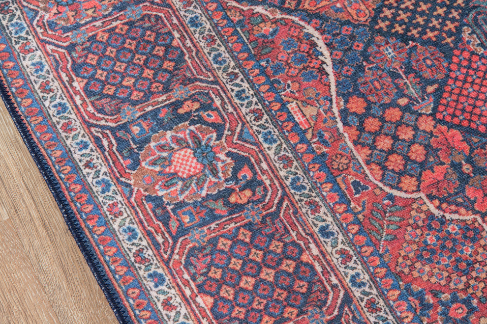 Momeni Afshar Area Rug, Navy, 8'5"x12'