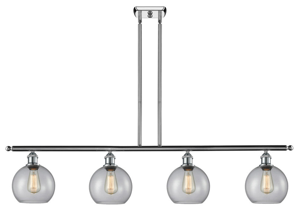 Innovations Lighting 516-4I-PC-G122-8 Athens 4 Light 48" Island Light