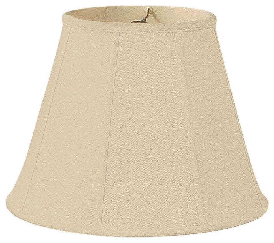 Royal Designs Empire Lamp Shade, Linen Eggshell, 9"