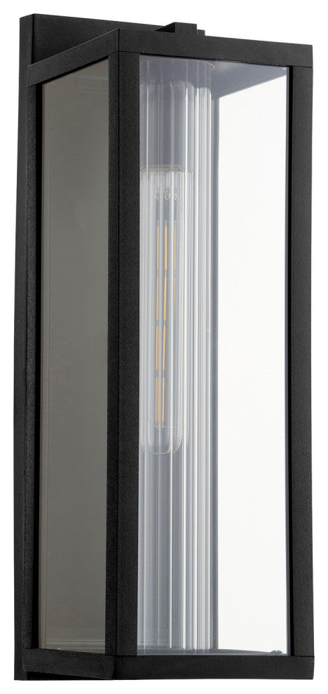 Quorum 747-19-69 One Light Wall Mount, Black Finish