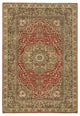 Rust Red Antiqued Tabriz Haji Jalili Design Hand Knotted All Wool Rug 4'2"x6'1"