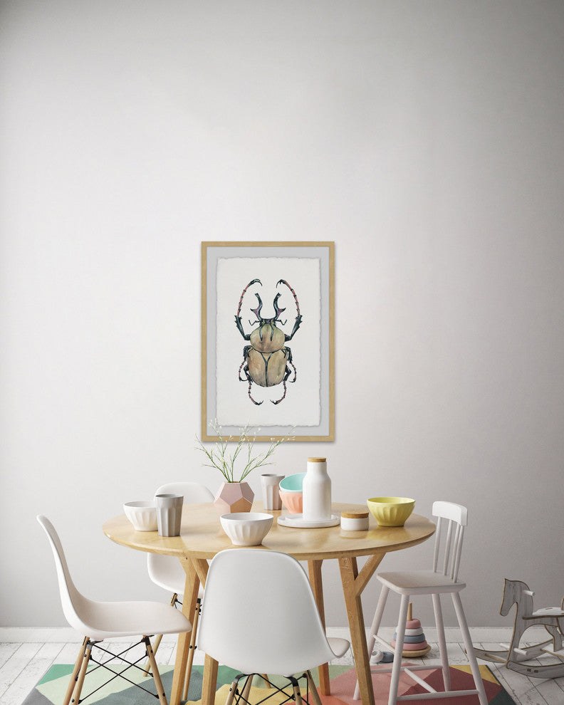 "Beefy Beetle" Framed Painting Print, 24"x36"