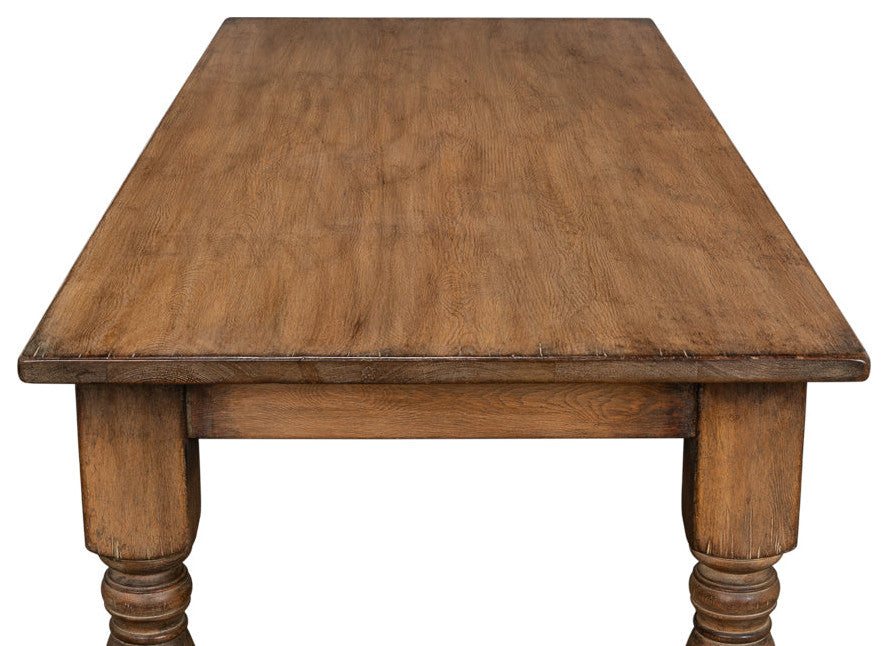 Gabby Dining Table Brown Seats 6