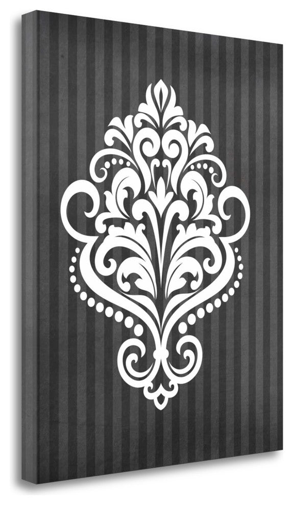 "Damask III" By Tamara Robinson, Giclee Print on Gallery Wrap Canvas