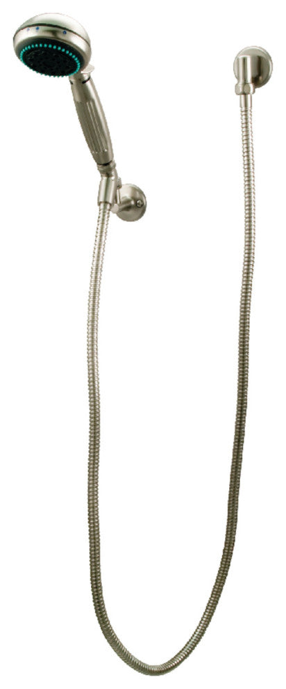 Kingston Brass Shower Combo, Brushed Nickel