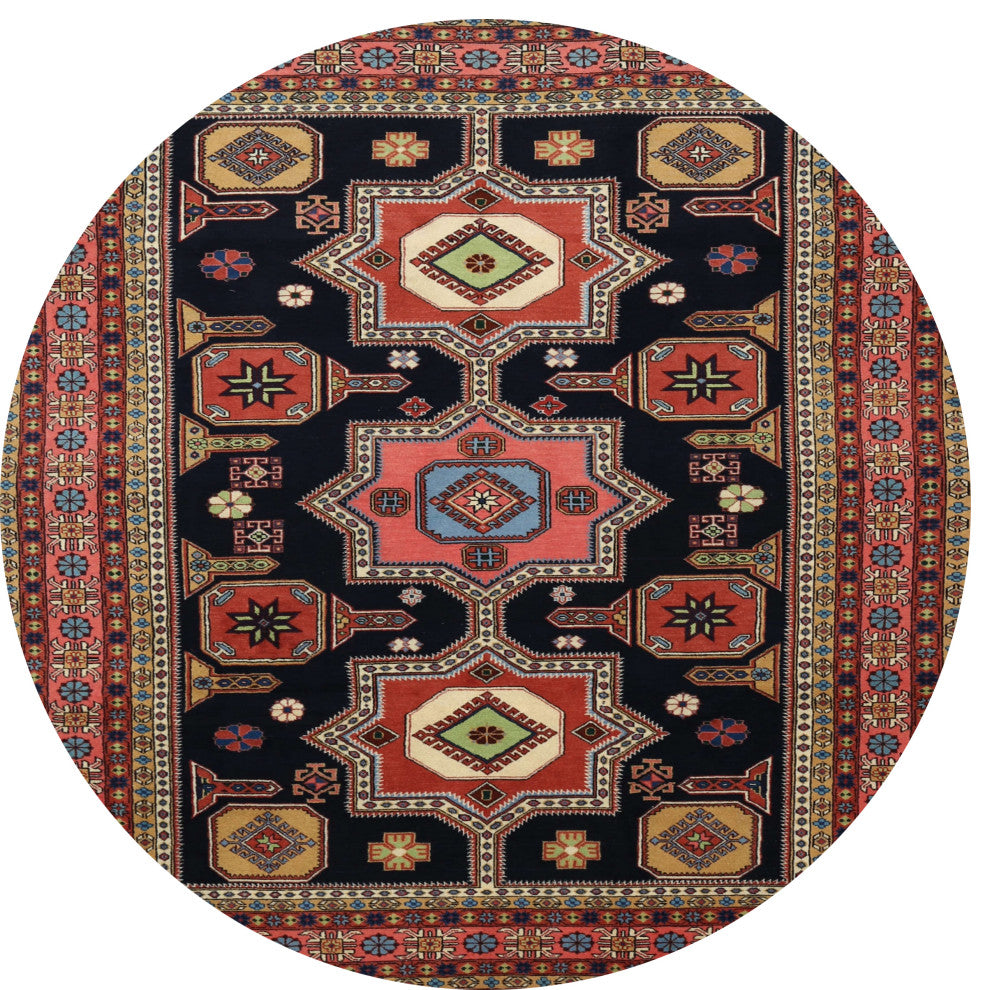 Ahgly Company Indoor Round Traditional Area Rugs, 3' Round