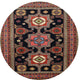 Ahgly Company Indoor Round Traditional Area Rugs, 3' Round