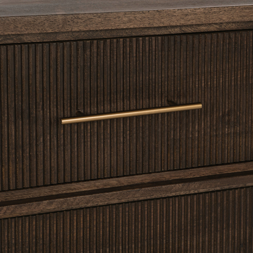 Westlake 2-Drawer Mango Wood Nightstand