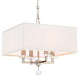 Paxton 4-Light Mini Chandelier, Polished Nickel