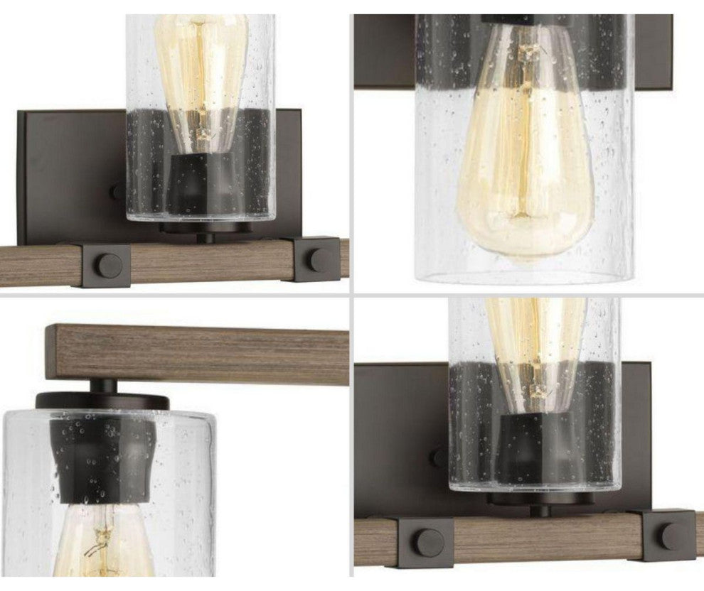 Barnes Mill Collection 3-Light Bath and Vanity, Antique Bronze