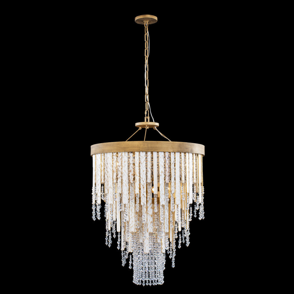 Lafayette 7-Lt Chandelier - Havana Gold