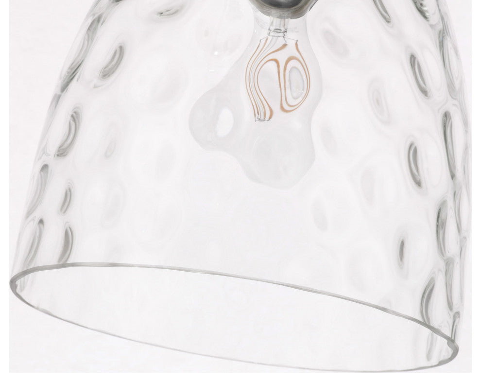 Elegant Lighting LD2284 Gibson 1 Light 10"W Mini Pendant - Black