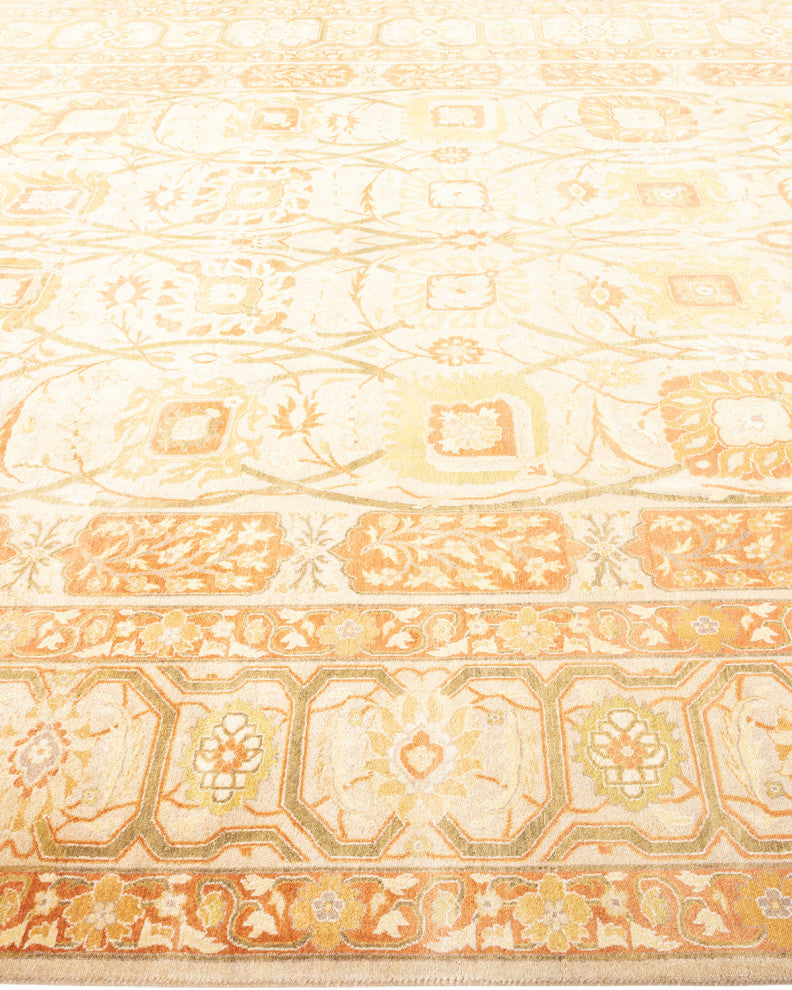 Mogul, One-of-a-Kind Hand-Knotted Area Rug Ivory, 9'0"x11'1"