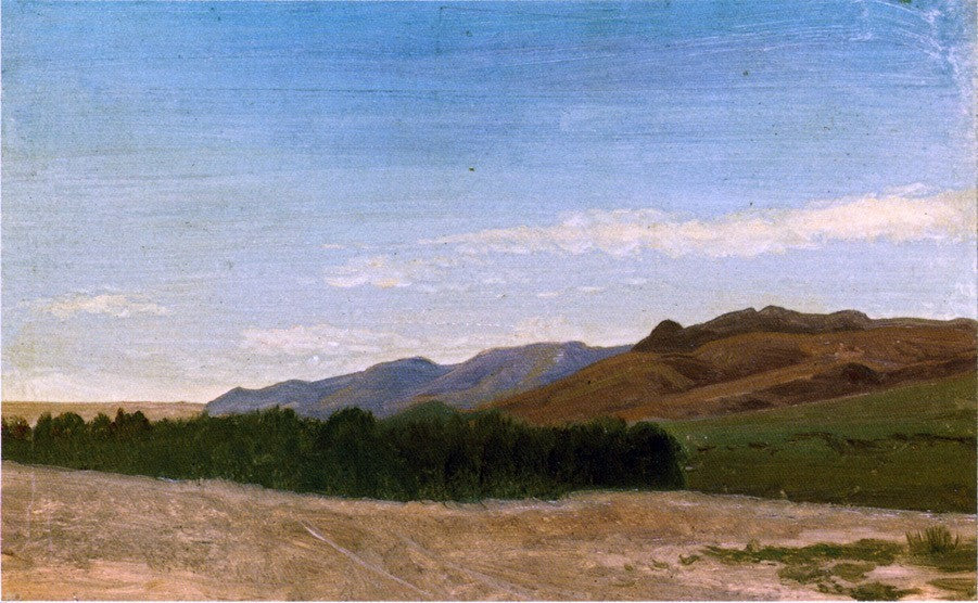 Albert Bierstadt The Plains Near Fort Laramie, 18"x27" Wall Decal