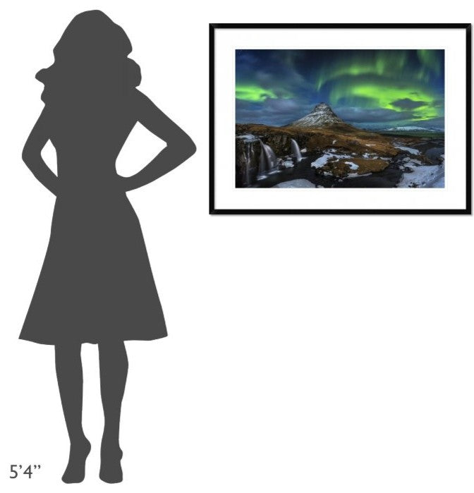 "Magic Night" Framed Digital Print by Dr. Nicholas Roemmelt, 38"x28"