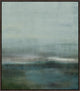 Blue Vintage Gallery, 25.25"x29.25", Espresso Natural Wood Gallery Floater
