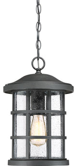 Crusade 1-Light Outdoor Lantern, Earth Black