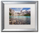 Pierre Leclerc ''Turquoise Blue Lake'' Matted Art, Silver Frame, White, 20x16