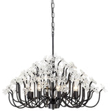 Wildflower 8-Light Chandelier, Matte Black