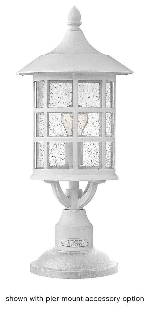 Hinkley Freeport Medium Post Top Or Pier Mount Lantern, Classic White