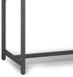 Banting Solid Hardwood Mid Century Wide Desk, Distressed Gray