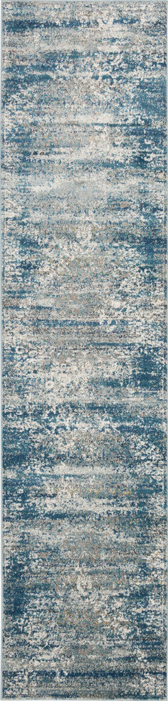 Safavieh Aria Ara156B Vintage/Distressed Rug, Blue/Creme, 10'0"x14'0"