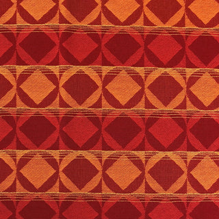 Celestial Red and Orange Luxury Throw Pillow, 20"x30" Queen