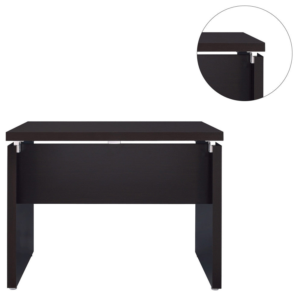 Wooden Extension Desk, Cappuccino