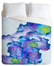 Deny Designs Viviana Gonzalez Watercolor Love 2 Duvet Cover - Lightweight