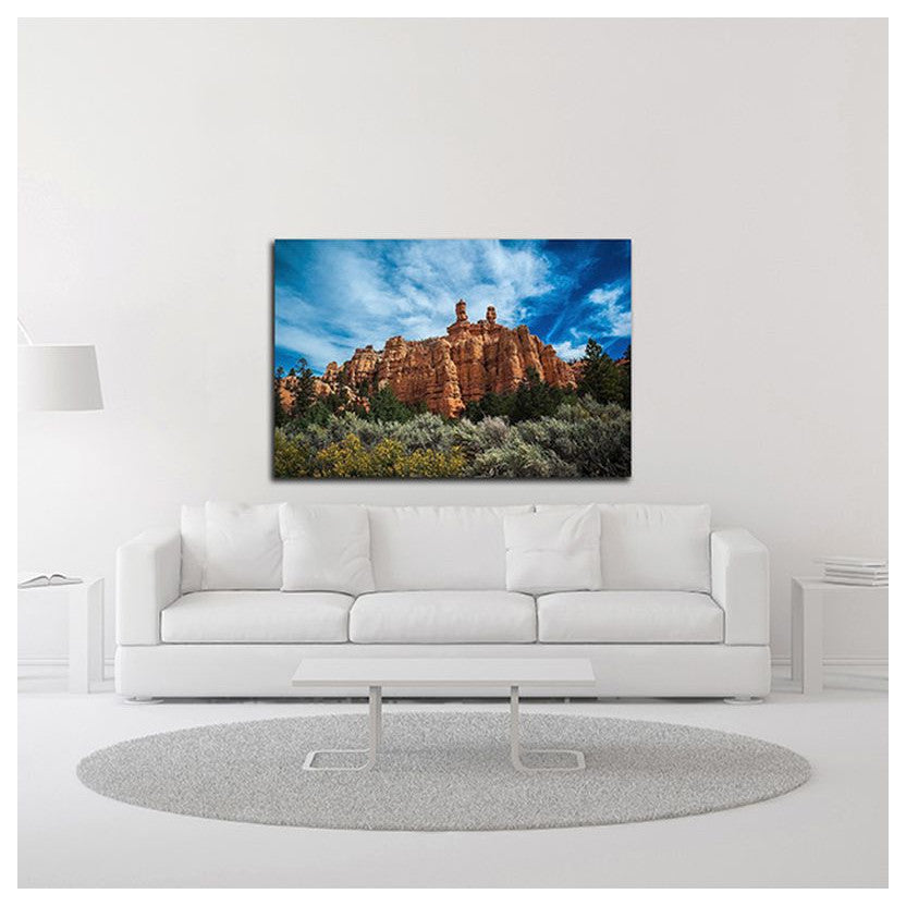 "Red Canyon" by Tim Oldford, Print on Canvas, 27"x18"