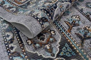 Noori Rug High-low Harriette Silver/Blue Rug