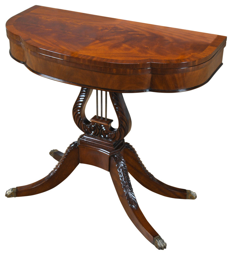 Lyre or Harp Game Table