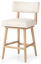Cardell Swivel Stool Essence Natural, Washed Natural Parawood, Counter