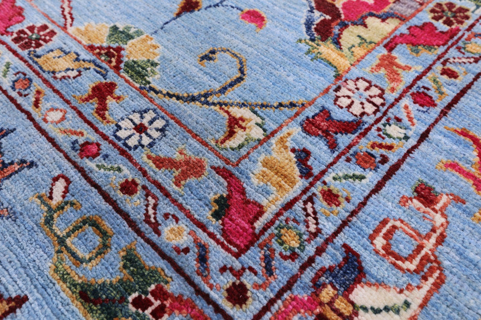 Hand-Knotted Persian Tabriz Wool Rug 6' 9" X 9' 3" - Q12773