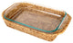 Artifacts Rattan™ Rectangular Baker Basket with Pyrex, Honey Brown, 13"x9"
