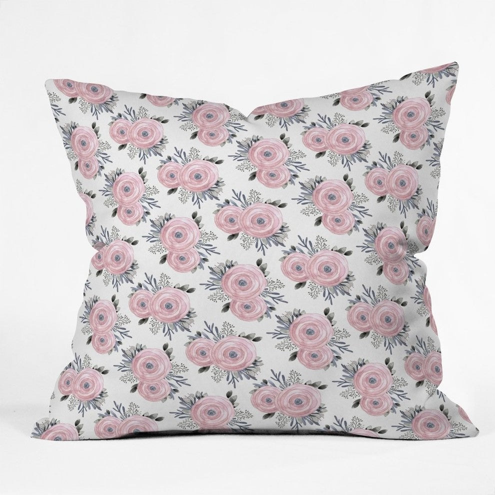 Iveta Abolina April Mist II Throw Pillow, 16"x16"