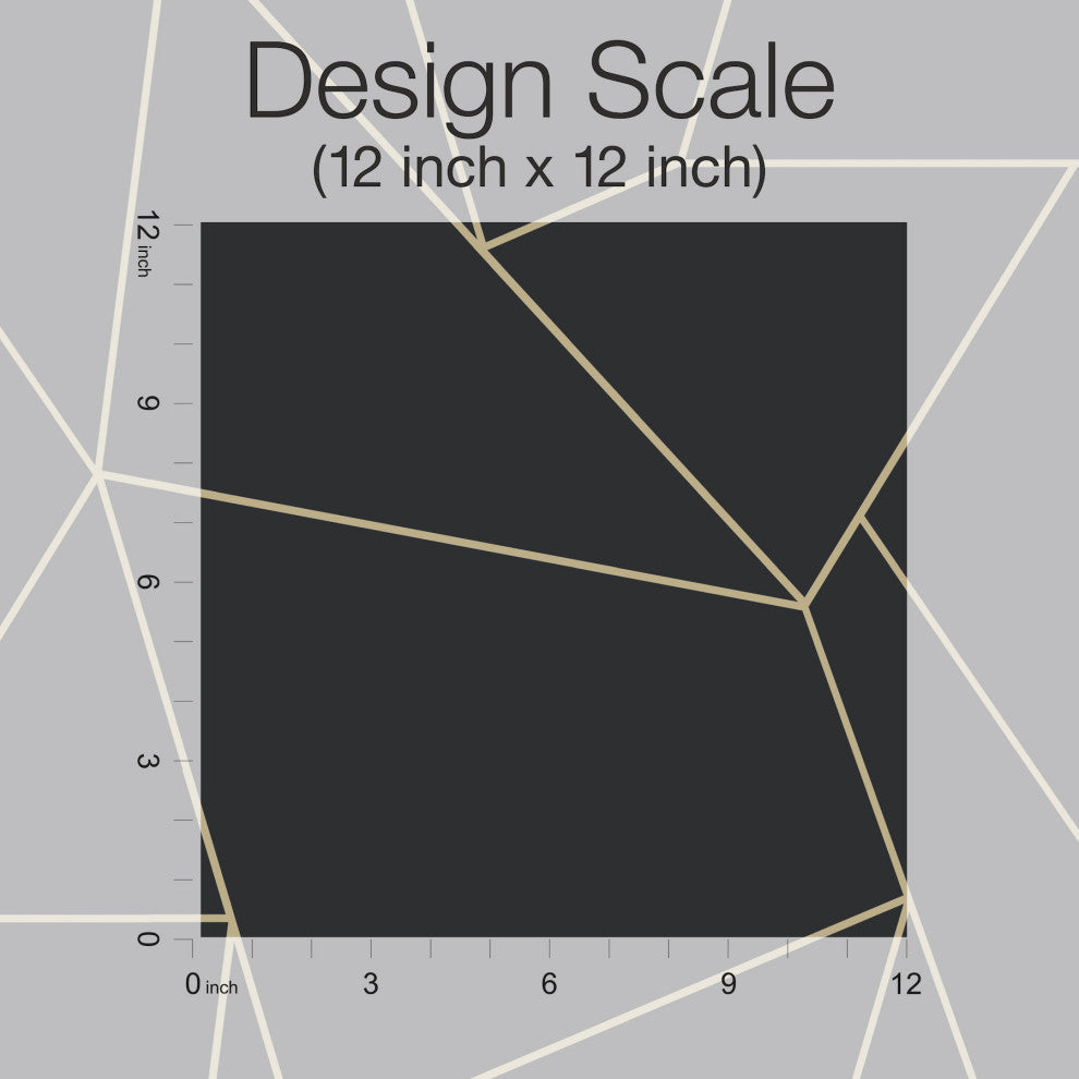 Black & Gold Nazca Wallpaper