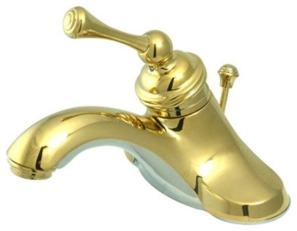 Vintage Single Handle 4" Centerset Lavatory Faucet with Retail Pop-up