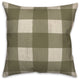 Green Buffalo Check 18x18 Spun Poly Pillow