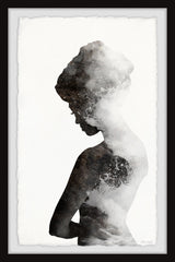 "The Silent Waves" Framed Painting Print, 24x36